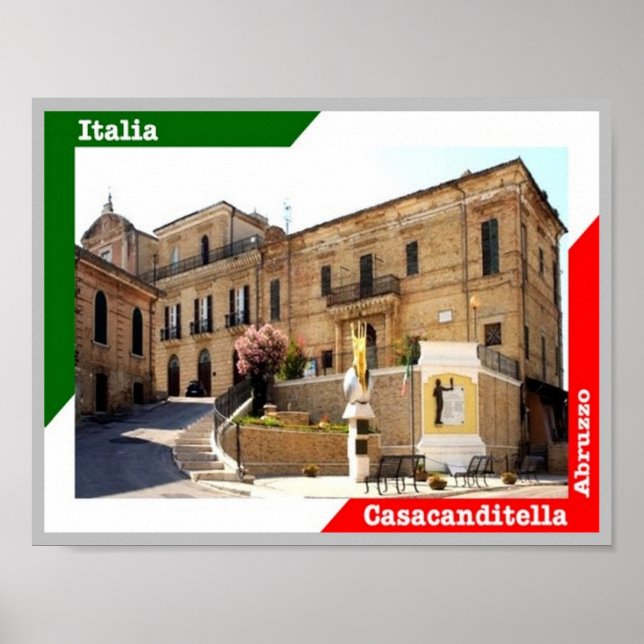 Italien - Abruzzo - Casacanditella - Poster (Framsidan)