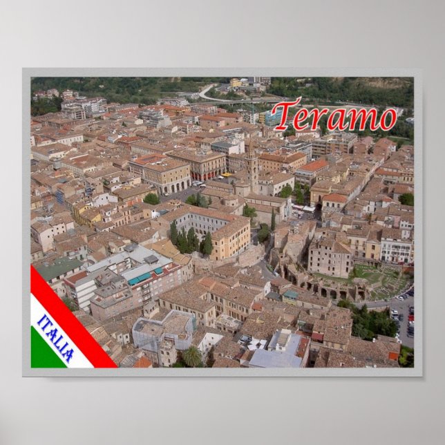 Italien - Abruzzo - Teramo - Poster (Framsidan)