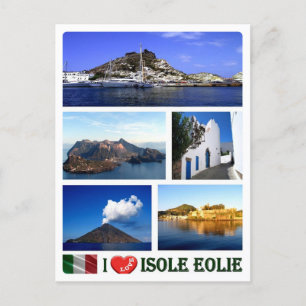 Italien - Aeoliska öarna - I Kärlek - Vykort