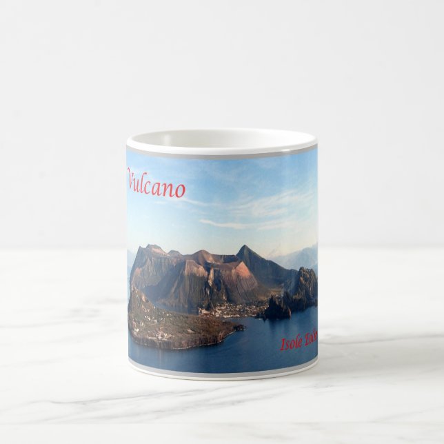 Italien - Aeoliska öarna - Stromboli Volcano - Kaffemugg (Center)