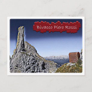 Italien - alphydda Bivacco Piero Rossi - Dolomiti Vykort