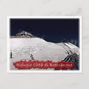 Italien alpine hut Città di Bressanone - Dolomiti Vykort