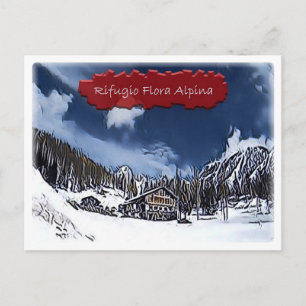 Italien - alpint höns Flora Alpina - Dolomiti Vykort