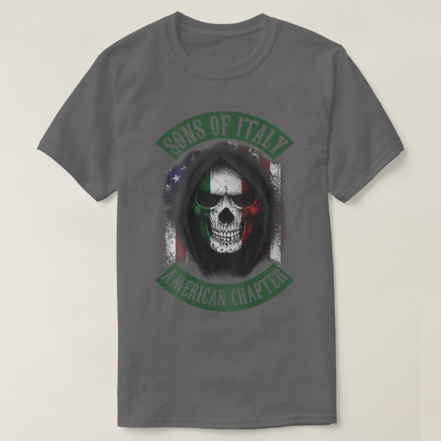 italien americanas kapitel t shirt (Design framsida)