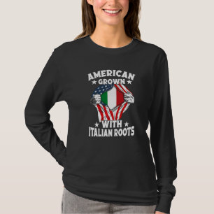 Italien amerikansk odling med italienska röttrötte t shirt