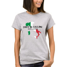 Italien anropar design T-Shirt