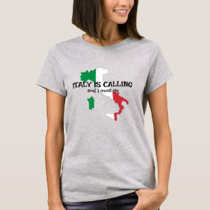Italien anropar design T-Shirt