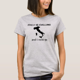 Italien anropar design T-Shirt