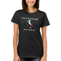 Italien anropar design T-Shirt
