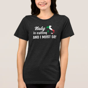 Italien anropar design t shirt