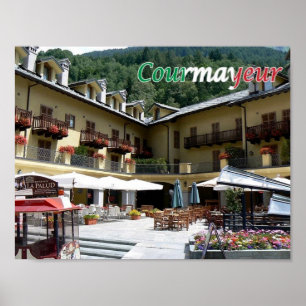 Italien - Aosta Valley - Courmayeur - Poster
