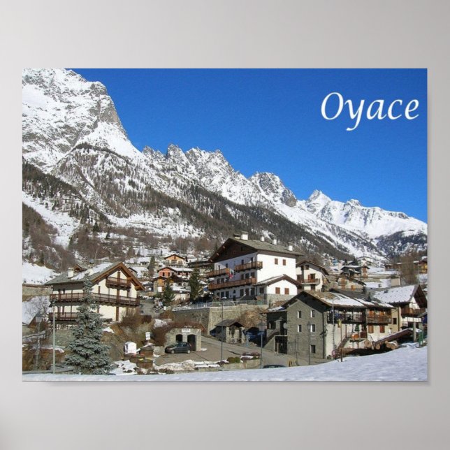 Italien - Aosta Valley - Oyace - Poster (Framsidan)