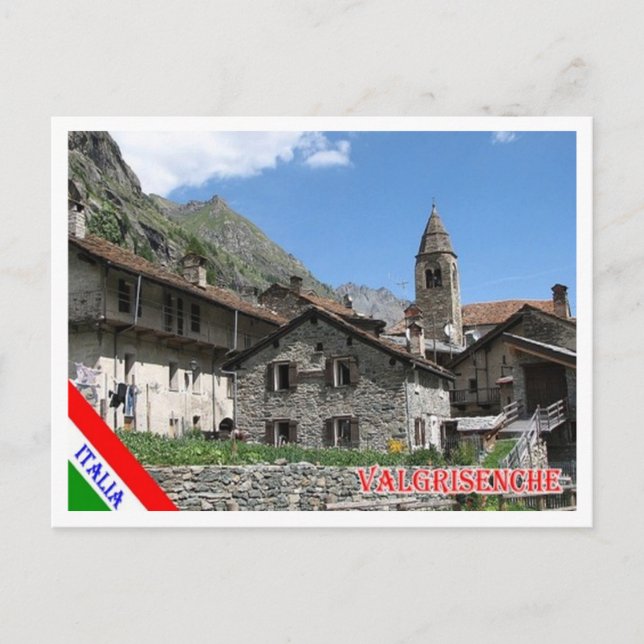 Italien - Aosta Valley - Valgrisenche - Vykort (Framsida)