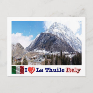 Italien - Aostadalen - La Thuile - Jag älskar - Vykort