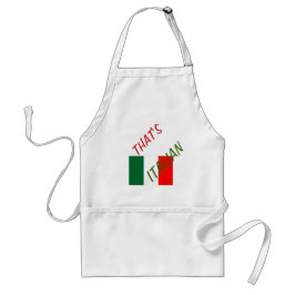 ITALIEN APRON CUSTOMIZE FÖRKLÄDE