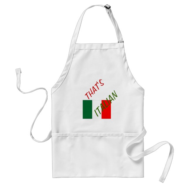 ITALIEN APRON CUSTOMIZE FÖRKLÄDE (Framsidan)