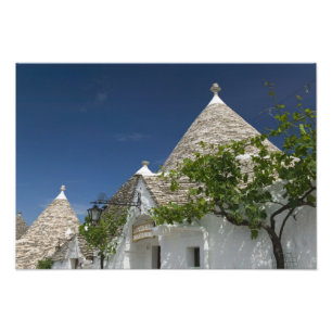 Italien, Apulien, Alberobello, Terra dei Trulli, 2 Fototryck