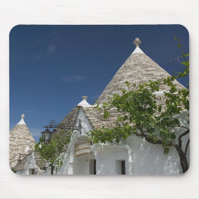 Italien, Apulien, Alberobello, Terra dei Trulli, 2 Musmatta (Framsidan)