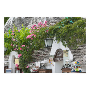 Italien, Apulien, Alberobello, Terra dei Trulli Fototryck