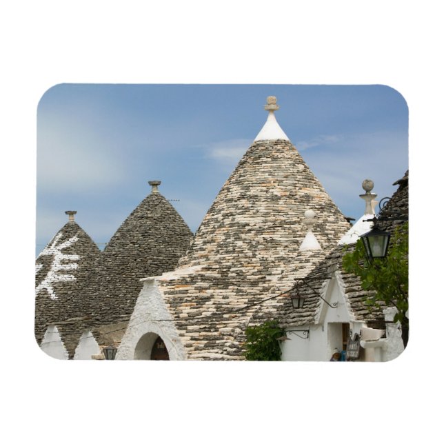 Italien, Apulien, Alberobello, Terra dei Trulli Magnet (Horisontell)
