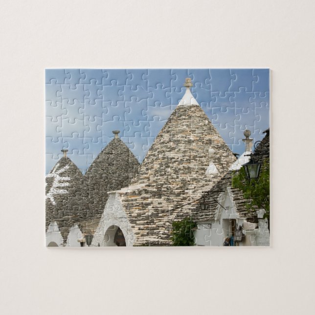 Italien, Apulien, Alberobello, Terra dei Trulli Pussel (Horisontell)