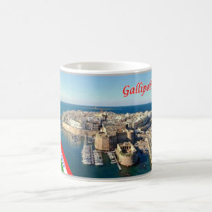 Italien - Apulien - Salento - Gallipoli Old Town - Kaffemugg