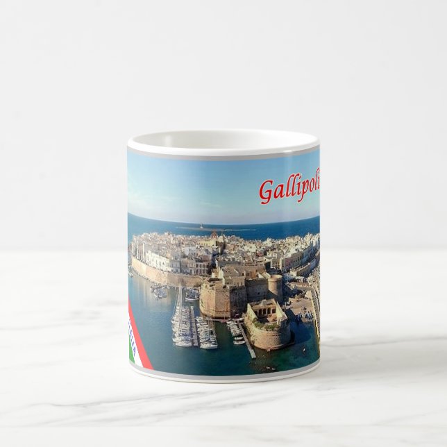 Italien - Apulien - Salento - Gallipoli Old Town - Kaffemugg (Center)