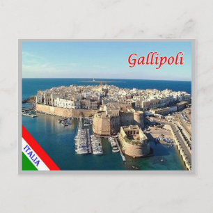 Italien - Apulien - Salento - Gallipoli Old Town - Vykort