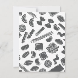 Italien är känd för sitt fantastiska cuisine julkort