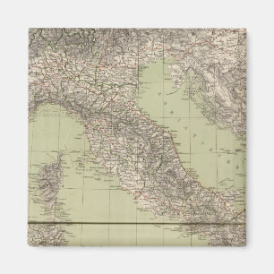 Italien Atlas Karta Magnet