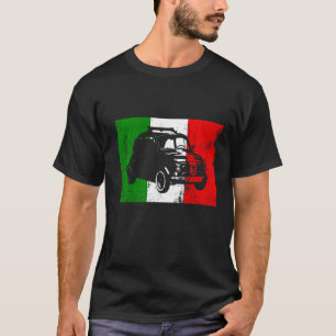 Italien Auto 500 Small Car Kult Italia-biltillverk T Shirt