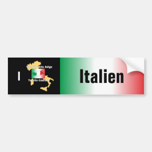 Italien - Autoaufkleber Bildekal