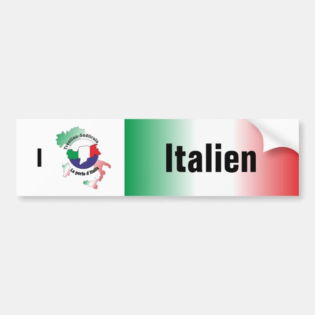 Italien - Autoaufkleber Bildekal (Framsidan)