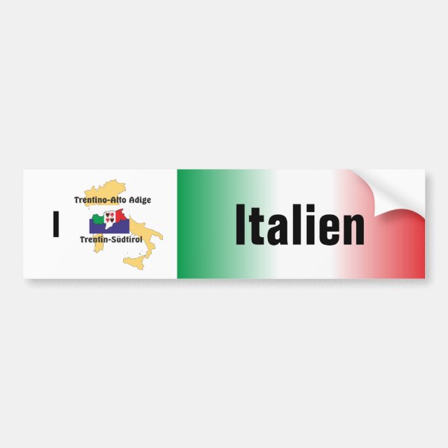 Italien - Autoaufkleber Bildekal (Framsidan)