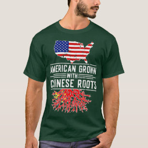Italien av Pridet American Grown China Roots T Shirt