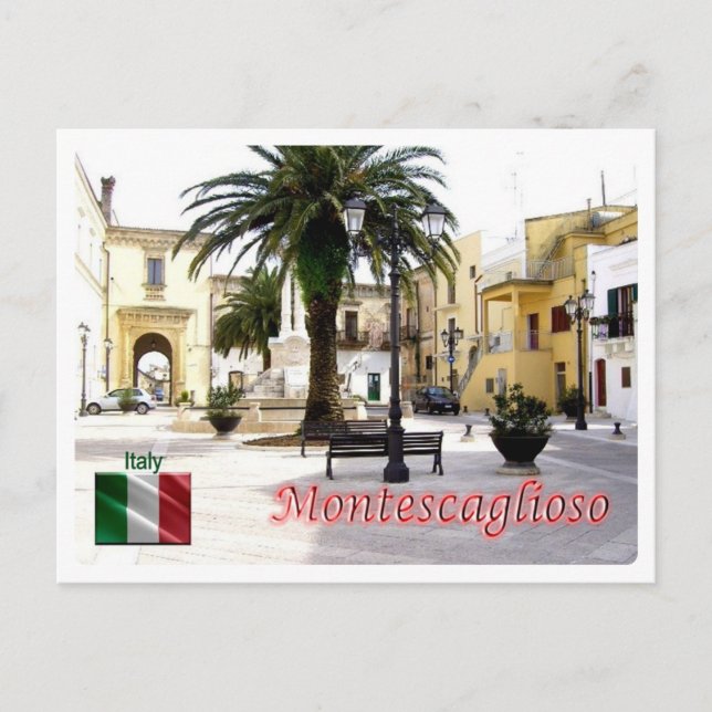 Italien - Basilicata - Montescaglioso - Vykort (Framsida)