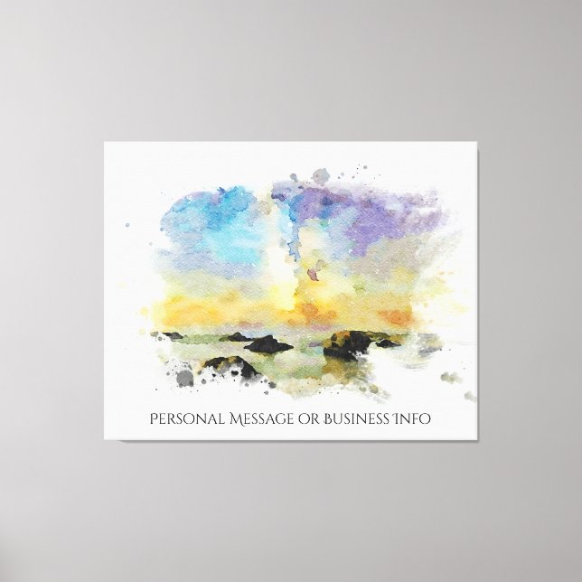 *~ Italien . Beach Spiaggia delle cannelle AP12 Canvastryck (Framsida)