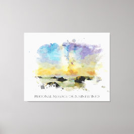 *~ Italien Beach Spiaggia delle cannelle AP12 Ital Canvastryck