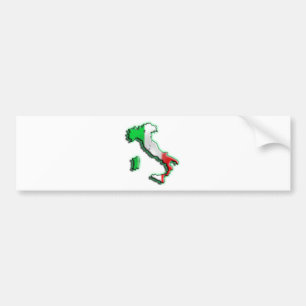 Italien Bildekal