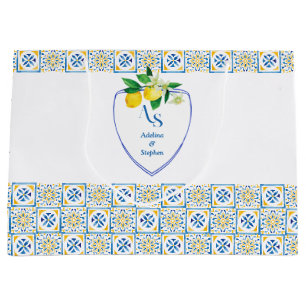 Italien Blue Vapensköld Lemon Bröllop