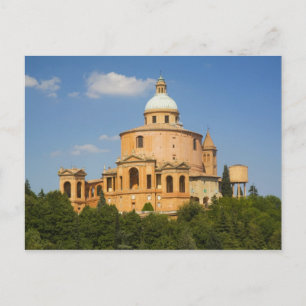 Italien, Bologna, Solig dag med Portico di San Vykort