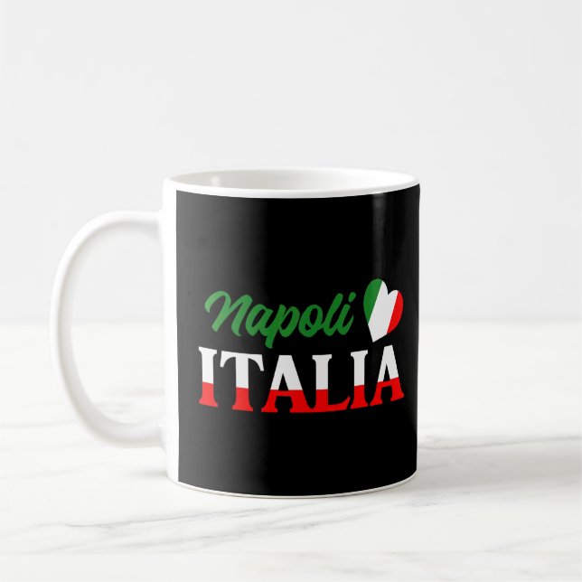 Italien Born Culture Cute Napoli Italia Kaffemugg (Vänster)