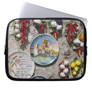Italien, Brescia-provinsen, Sirmione. Souvenirer. Laptop Fodral