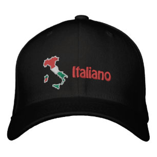 Italien Broddad Hatt Broderad Keps