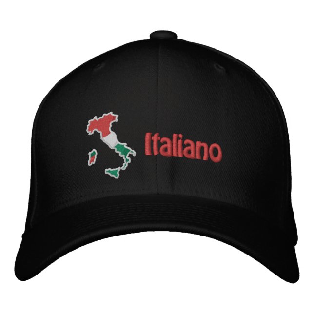 Italien Broddad Hatt Broderad Keps (Framsida)