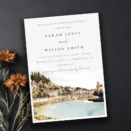 Italien Bröllop-årsdagen för floden Verona Adige Inbjudningar