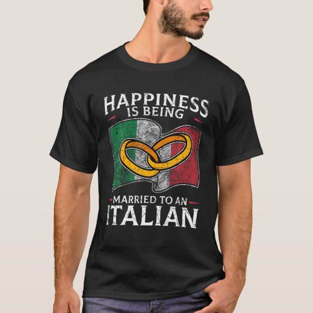 Italien Bröllop, Italien, Giftermål, gift kulturar T Shirt (Framsida)