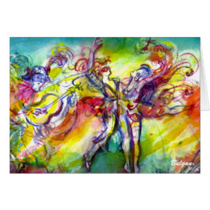 ITALIEN CARNIVAL / Dance,Music,Theater Hälsningskort