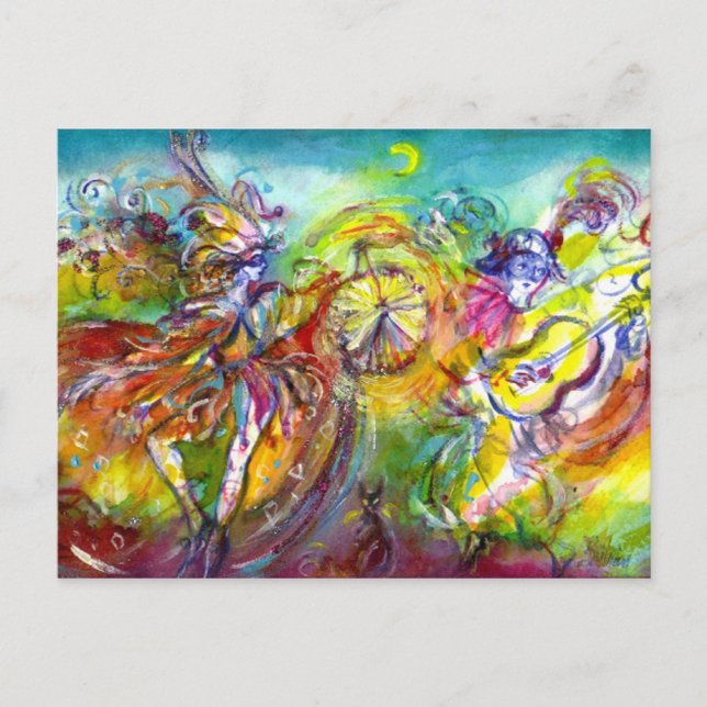 ITALIEN CARNIVAL / Dance,Music,Theater Vykort (Framsida)