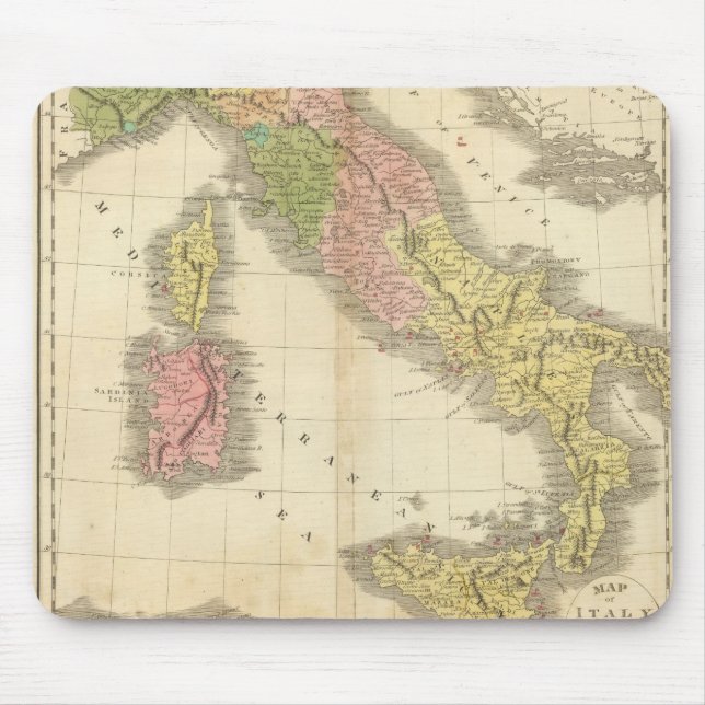 Italien Chonology Atlas Karta Musmatta (Framsidan)
